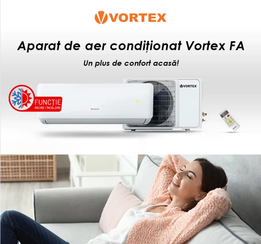 Aparat de aer conditionat vortex